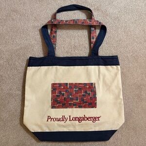 Longaberger ‘Proudly Longaberger’ Tote Bag 🇺🇸